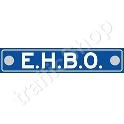Autobord E.H.B.O. zuignap 50x10cm